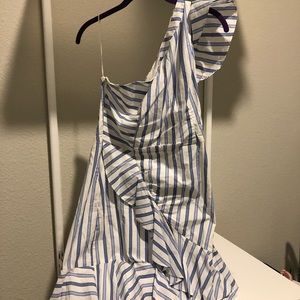 NWT blue striped Parker dress size 8